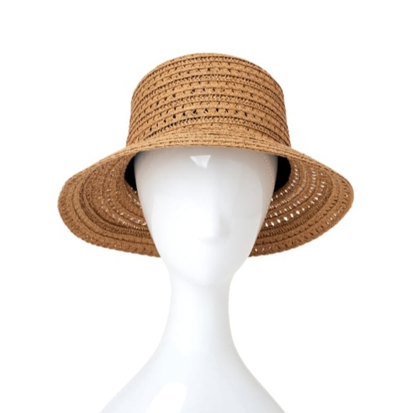 Straw Bucket Hat - Picture 2 of 2